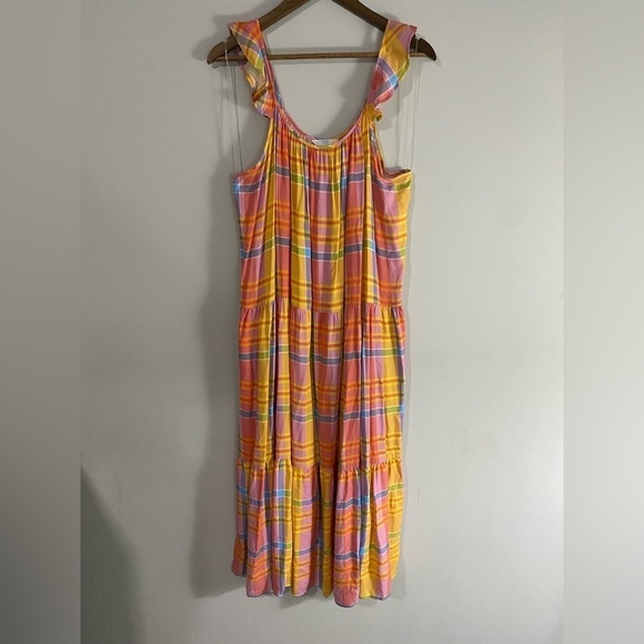 Time and Tru - Flutter Sleeve Midi Dress - Picture 1 of 10